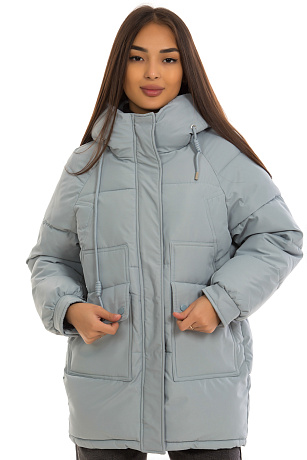CHEERDUCK/2025 K8311 ГОЛУБОЙ Куртка женская CHEERDUCK цвет Голубой