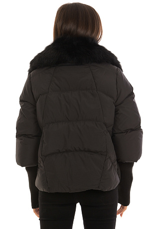CHEERDUCK/YA 22925 ЧЕРНЫЙ Пуховик женский CHEERDUCK цвет Черный