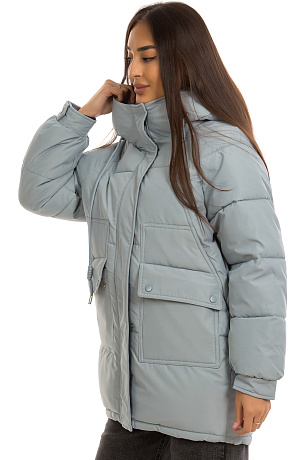 CHEERDUCK/2025 K8311 ГОЛУБОЙ Куртка женская CHEERDUCK цвет Голубой