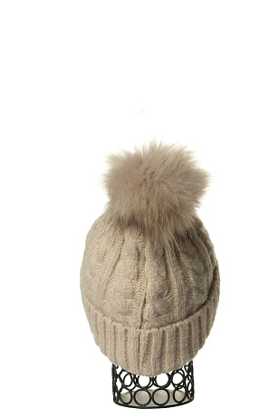 Шапка 28 BEIGE женская CHEERDUCK цвет Бежевый