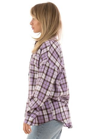 CHEERDUCK R-9058 ФИОЛЕТОВЫЙ Рубашка женская CHEERDUCK цвет Фиолетовый