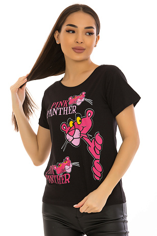 CHEERDUCK/THUC 1041 ЧЕРНЫЙ Футболка женская CHEERDUCK цвет Черный
