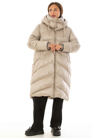 BALDININI A5B052XXCOFF9035 Пуховик женский BALDININI цвет Серый