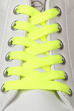 THICK LACES 9 салатовые Шнурки CHEERDUCK цвет 